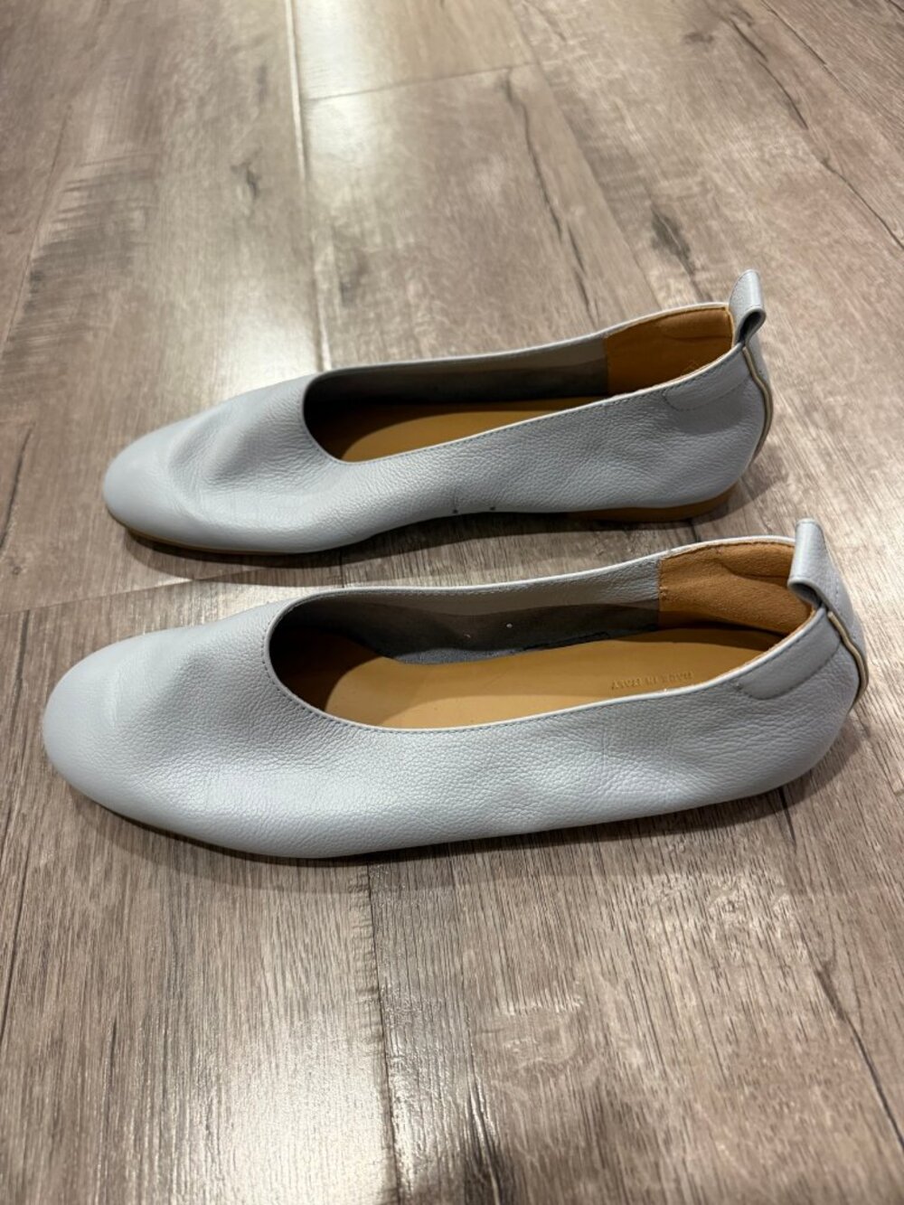 Everlane The Day Glove Ballet Flats – Light Blue Leather, Women's 8.5